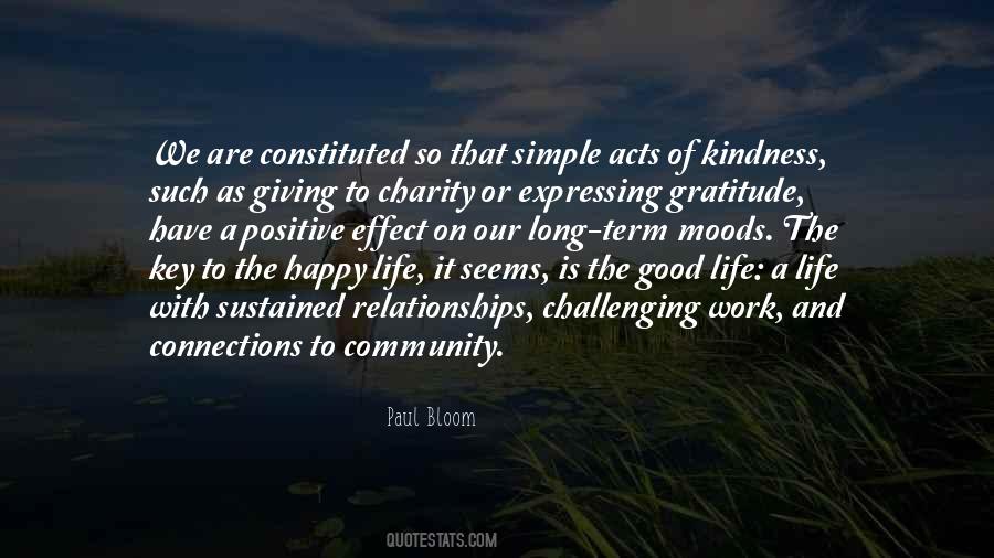 Simple Acts Quotes #792903