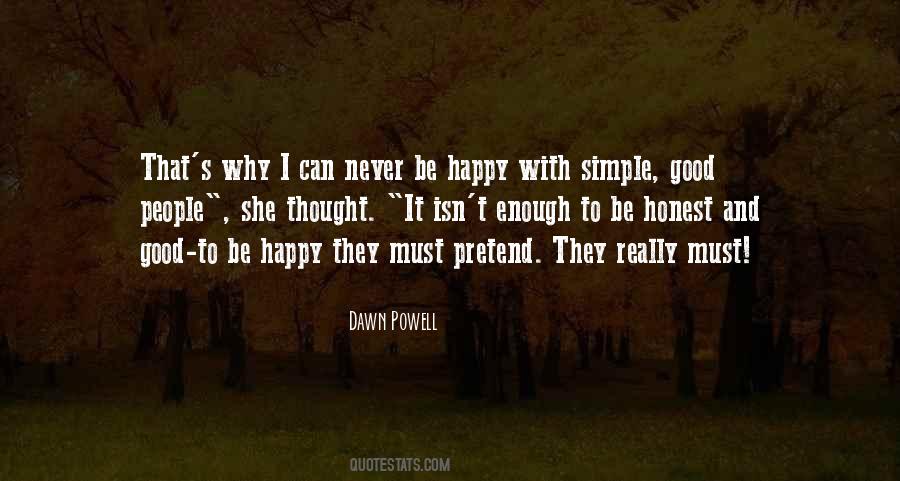 Simple And Happy Quotes #1345792