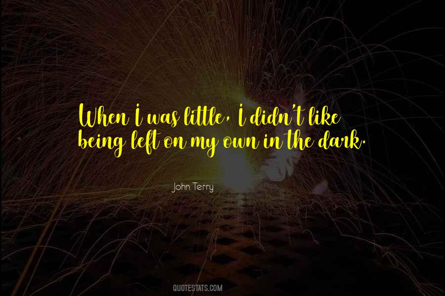 Quotes About Being Left In The Dark #1273311