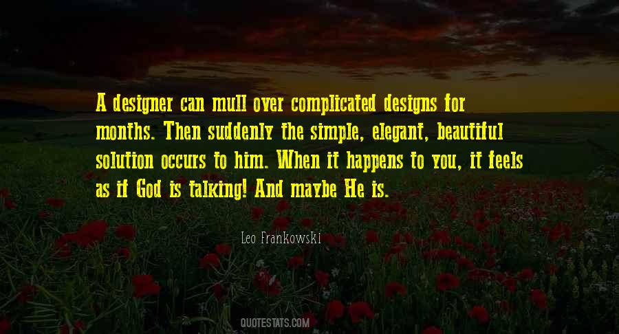Simple But Beautiful Quotes #1260436