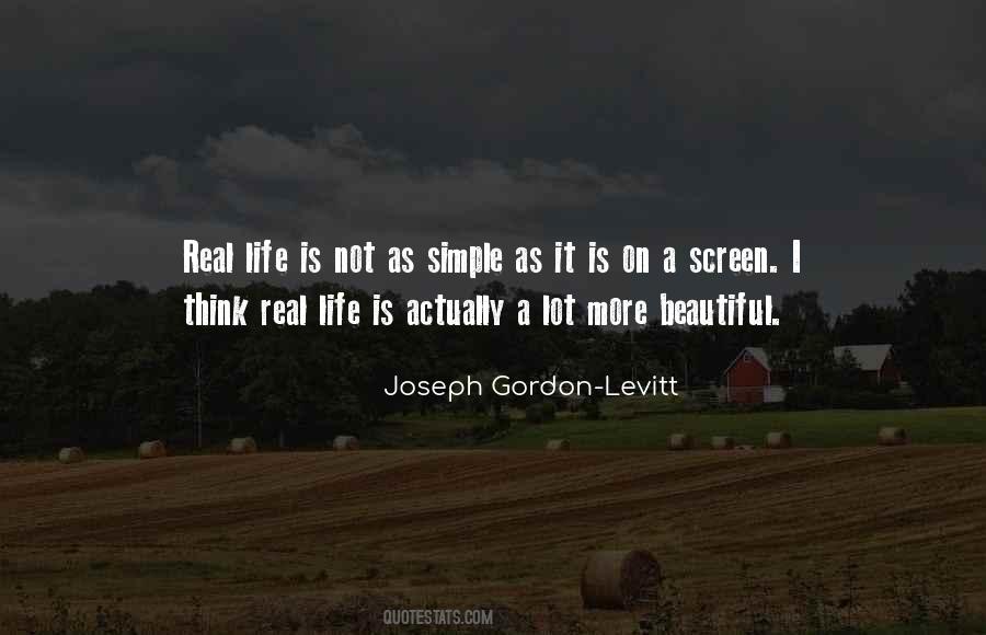 Simple But Beautiful Quotes #717953