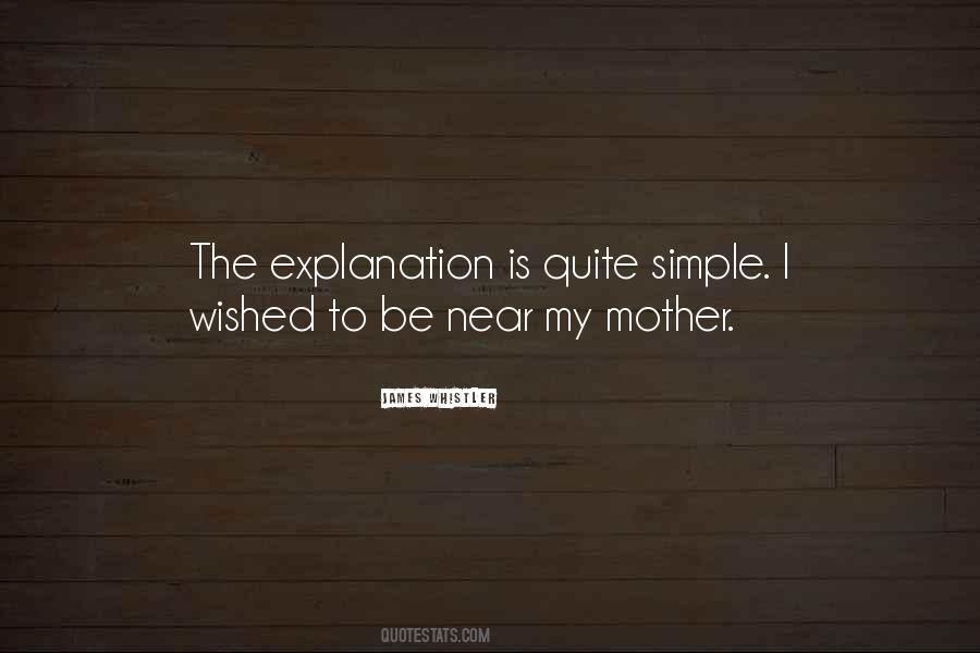 Simple Explanation Quotes #872174