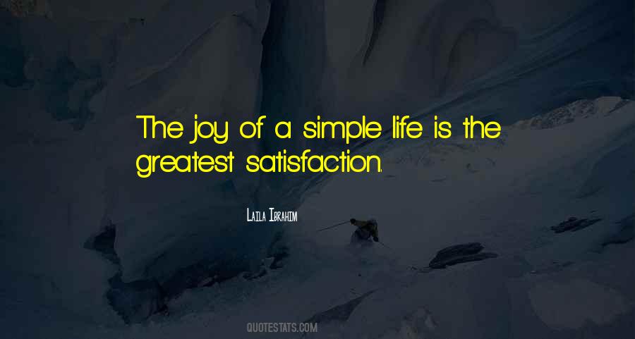 Simple Joy Life Quotes #1087558