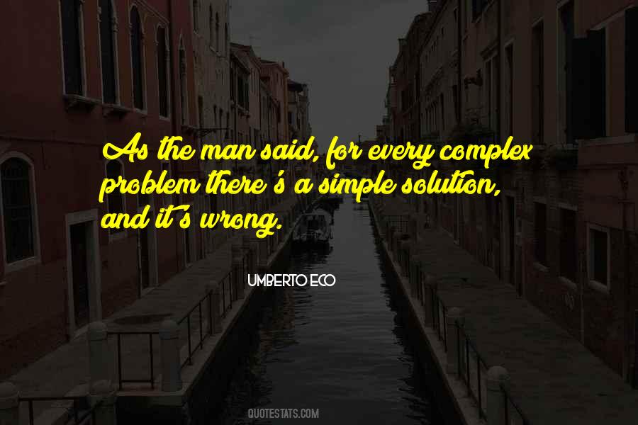Simple Solution Quotes #1699488