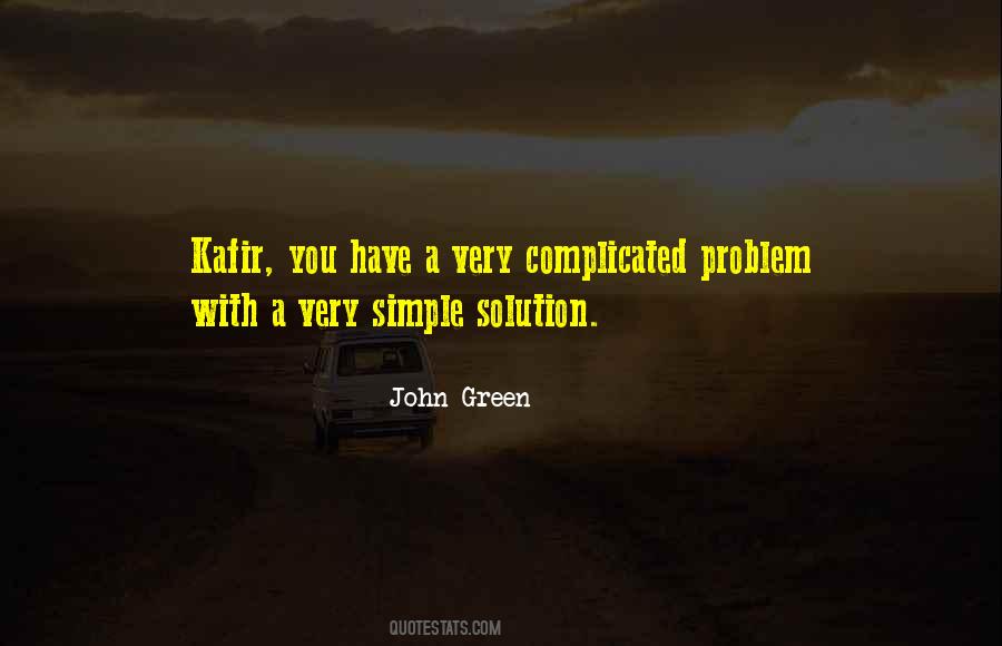 Simple Solution Quotes #1777428
