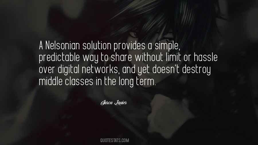 Simple Solution Quotes #1866729