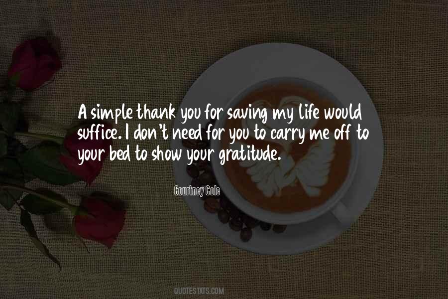 Simple Thank You Quotes #301219