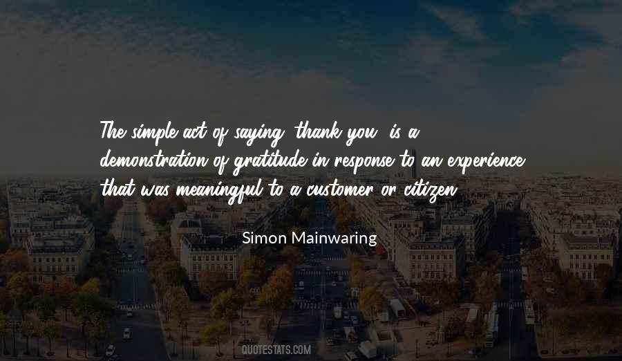 Simple Thank You Quotes #390095