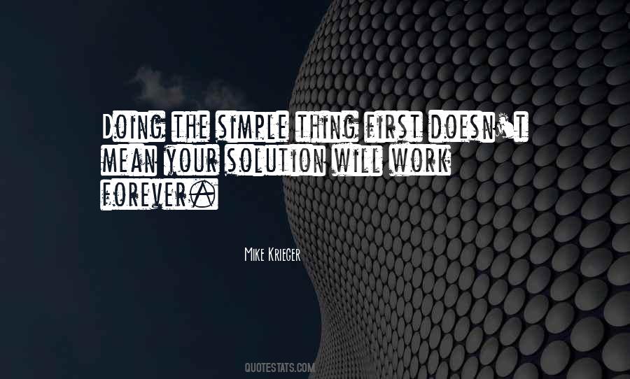 Simple Thing Quotes #1071959