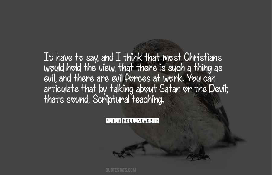 Quotes About Satan #1142989