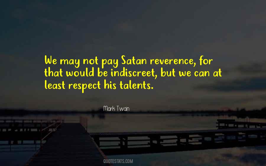 Quotes About Satan #1825690