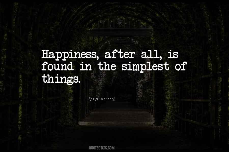 Simple Things Of Life Quotes #257806