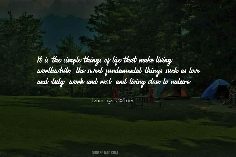 Simple Things Of Life Quotes #795526