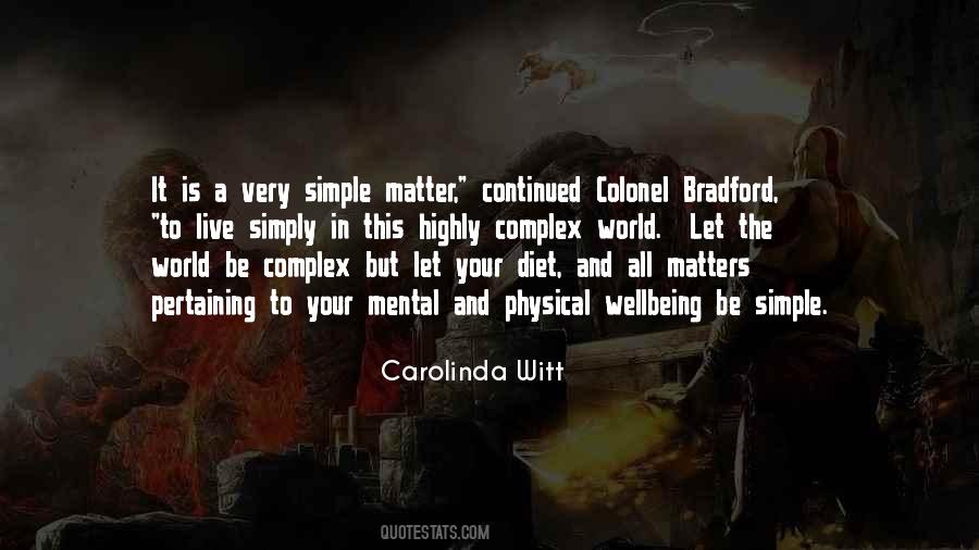 Simple Things That Matter Quotes #119010