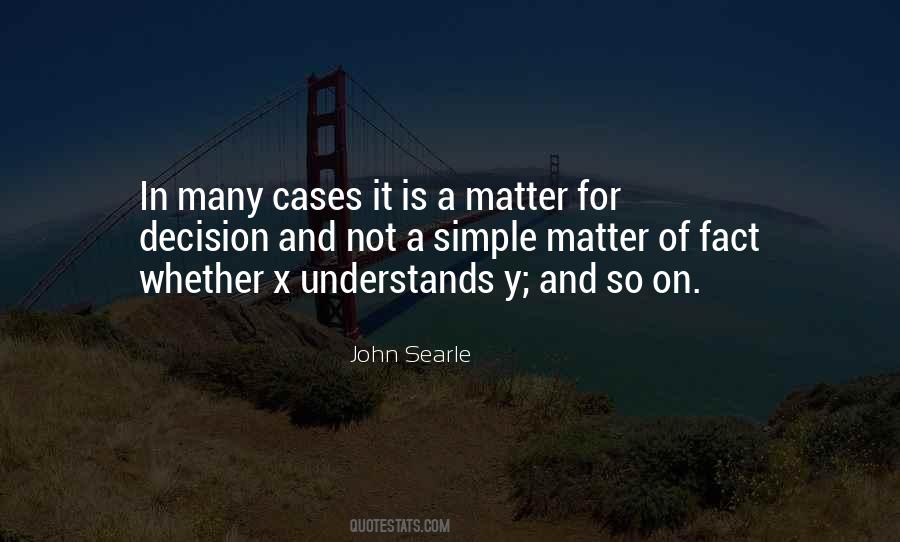 Simple Things That Matter Quotes #384936
