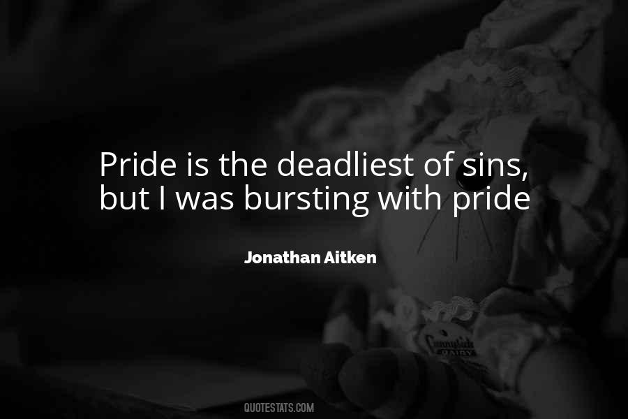 Sin Of Pride Quotes #1484302