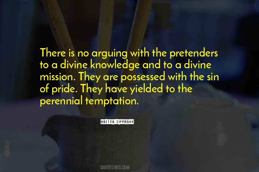 Sin Of Pride Quotes #1746415
