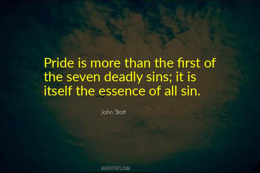 Sin Of Pride Quotes #182117