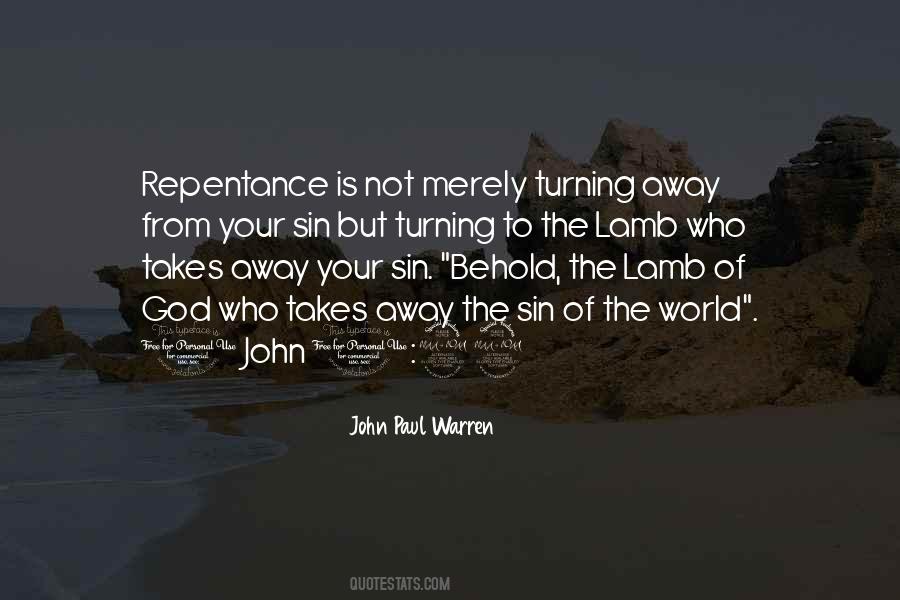 Sin Repentance Quotes #88353
