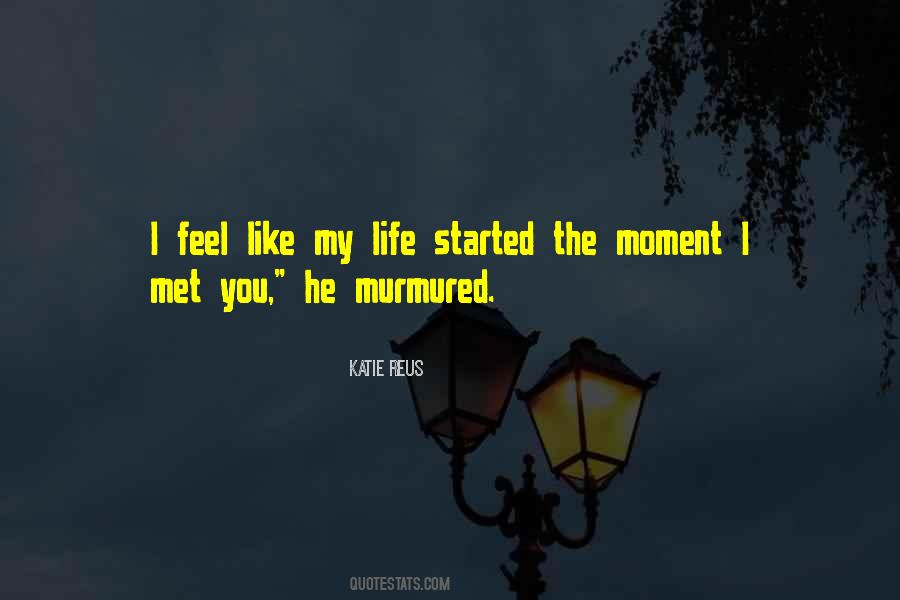 Since The Moment I Met You Quotes #188428