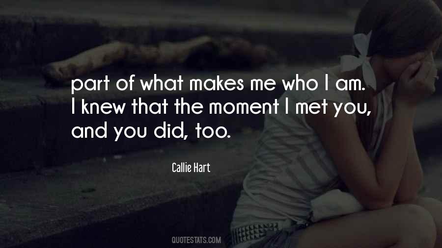 Since The Moment I Met You Quotes #454767