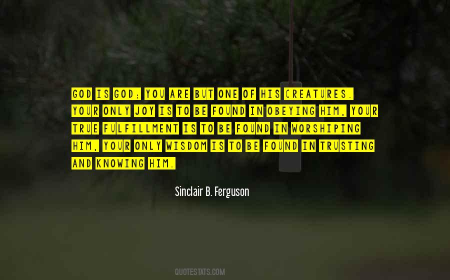 Sinclair Ferguson Quotes #740312