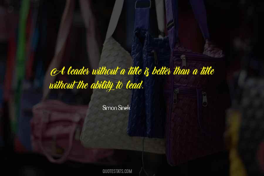 Sinek Quotes #59682
