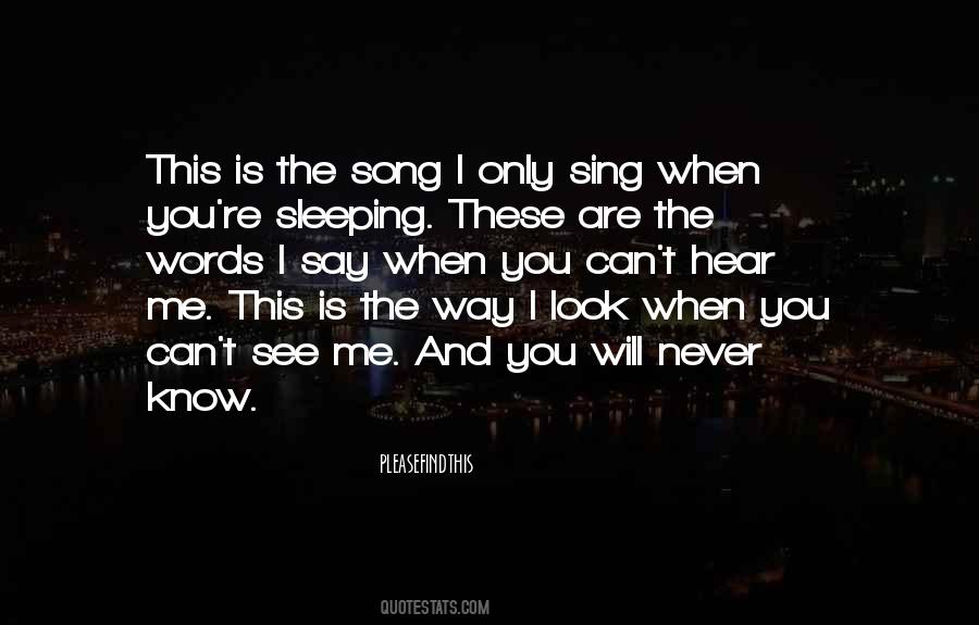 Sing Song Quotes #29468