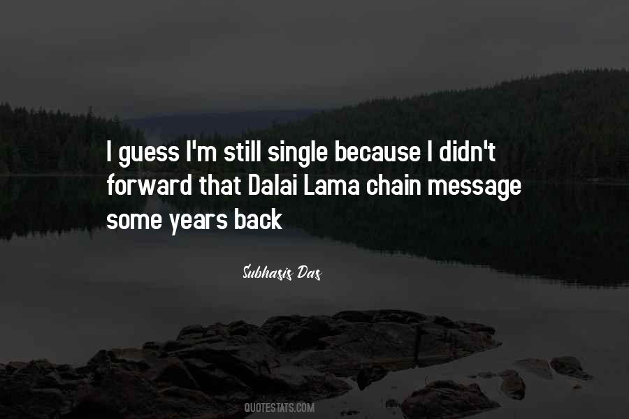 Single Because Quotes #724924