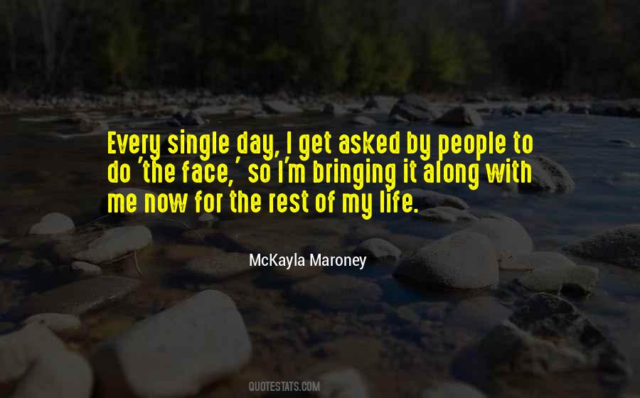 Single For The Rest Of My Life Quotes #1392192