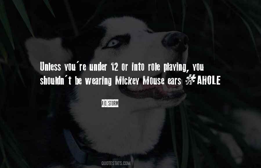 Quotes About Mickey Mouse #85869