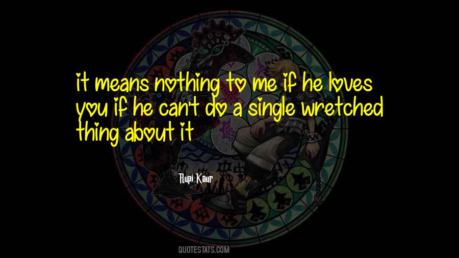 Single Means Quotes #855187