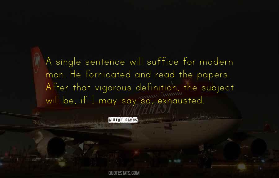 Single Sentence Quotes #177047