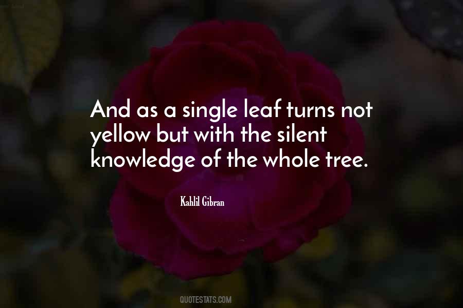 Single Tree Quotes #1079327