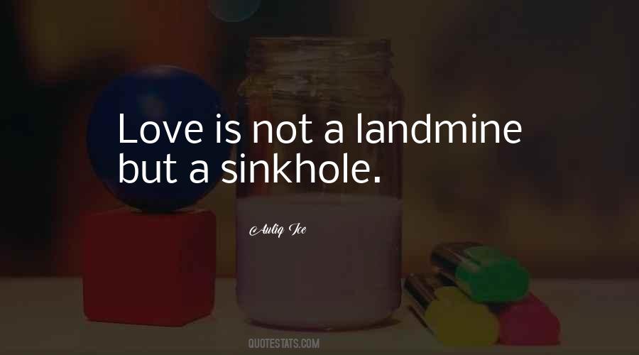 Sinkhole Quotes #308862