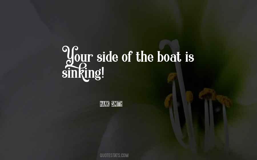Sinking Boat Quotes #1204081