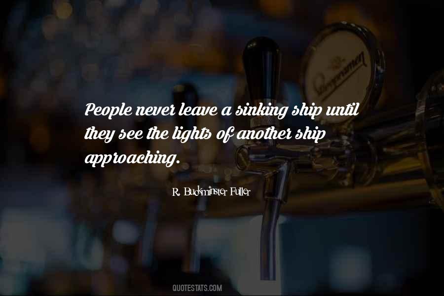 Sinking Ship Quotes #217938