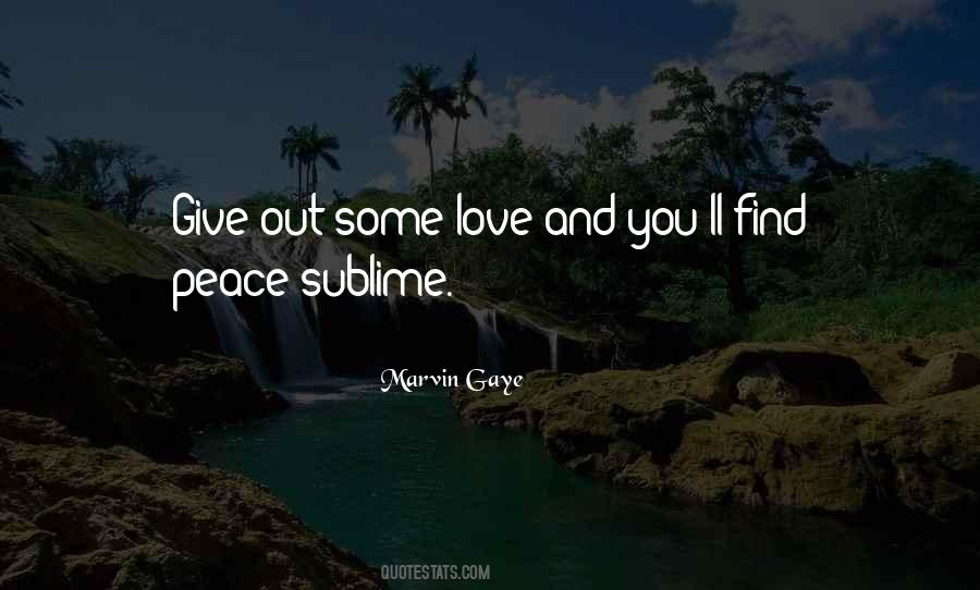 Quotes About Sublime Love #1252081