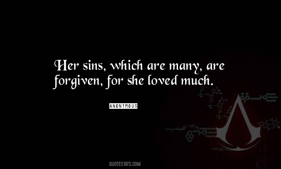 Sins Forgiven Quotes #70144