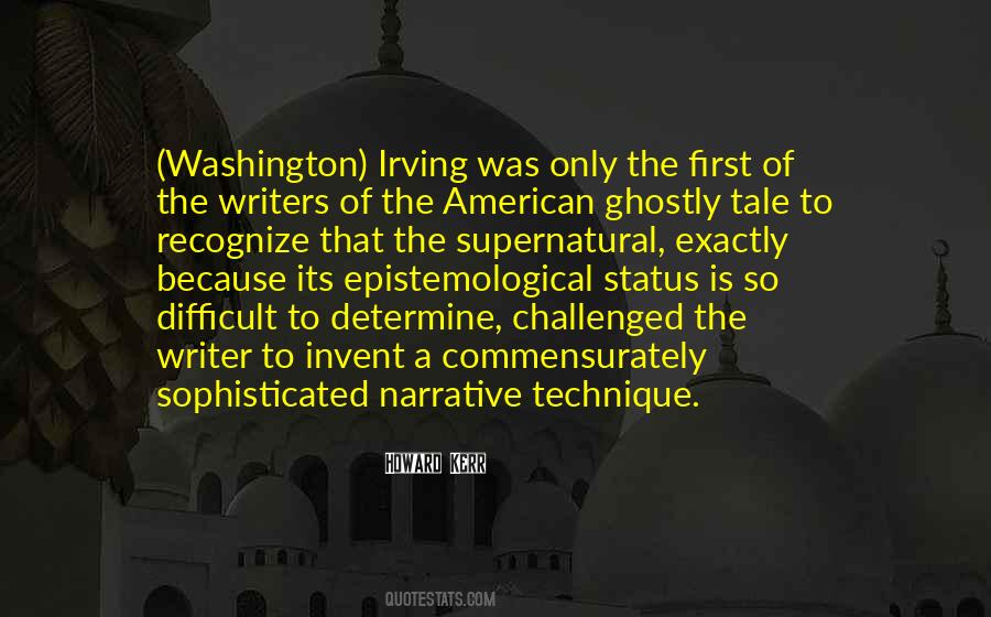 Quotes About Washington Irving #1717518