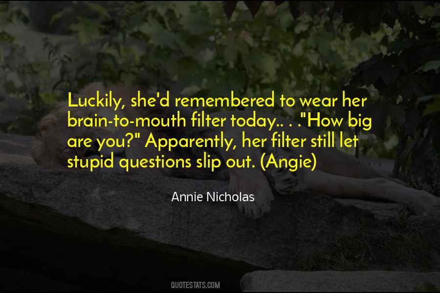 Quotes About Angie #265305
