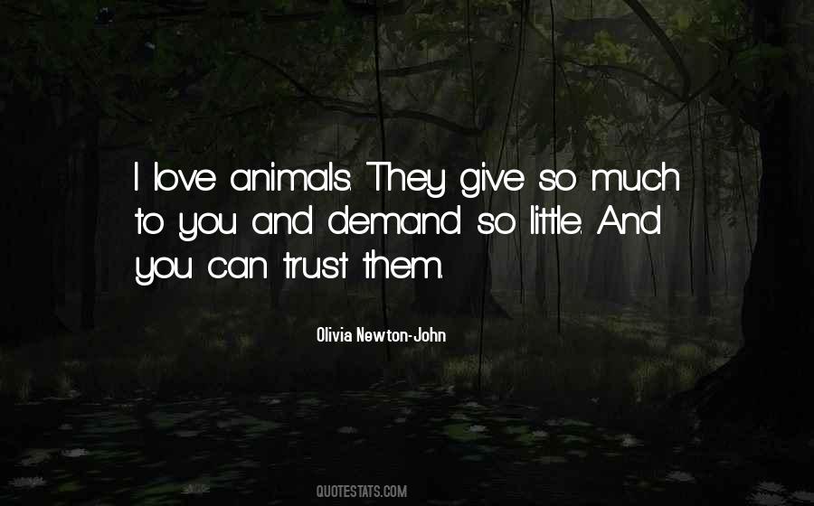 Quotes About Animals Love #468364