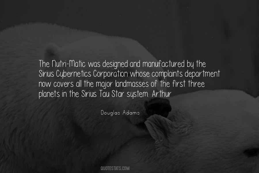 Sirius Cybernetics Corporation Quotes #272042