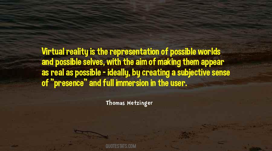Quotes About Subjective Reality #485102