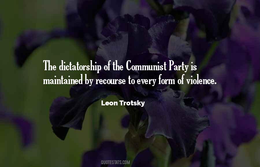 Quotes About Trotsky #317109