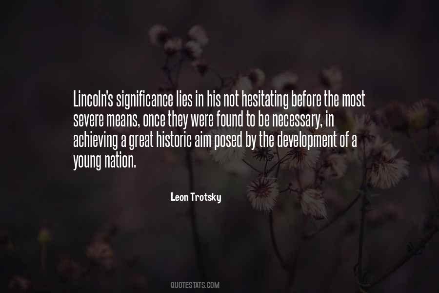 Quotes About Trotsky #82487