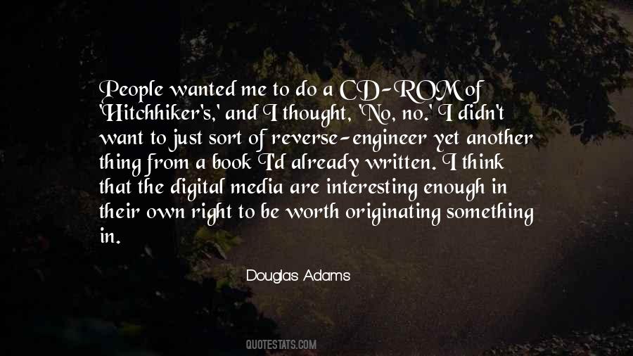 Quotes About Douglas Adams #32896