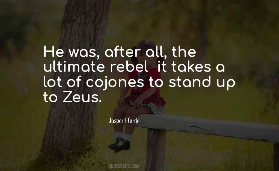 Quotes About Zeus #167429