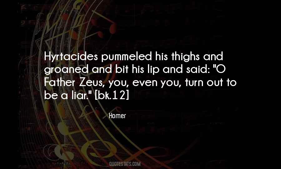 Quotes About Zeus #18461