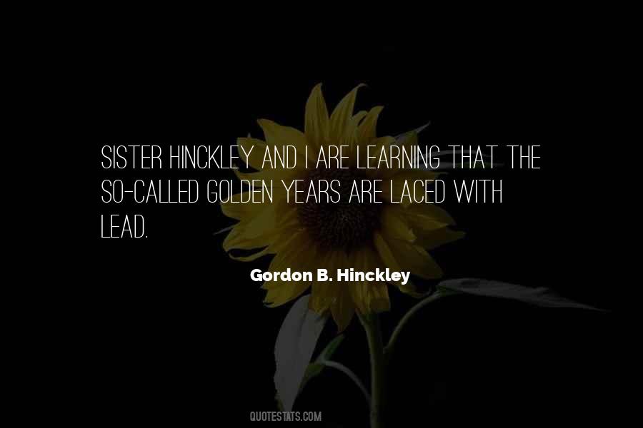 Sister Hinckley Quotes #212513